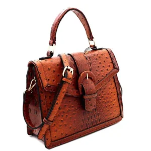 Ostrich PU Leather Lady Handbag Designer Replica Handbag