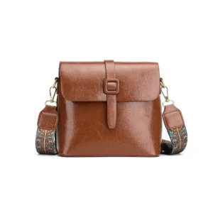 Retro Small Shoulder Bag with Crossbody Strap