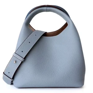 Leather Wrinkled Cloud-Shaped Crossbody Shoulder Bag