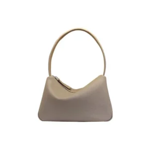 French Style Top-Grain Leather Women Tote Underarm Shoulder Bag
