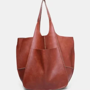 2026 vintage leather tote bag for women