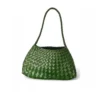 Dragon Leather Woven Bag Green Dark Red Colors Wholesale Designer Bag
